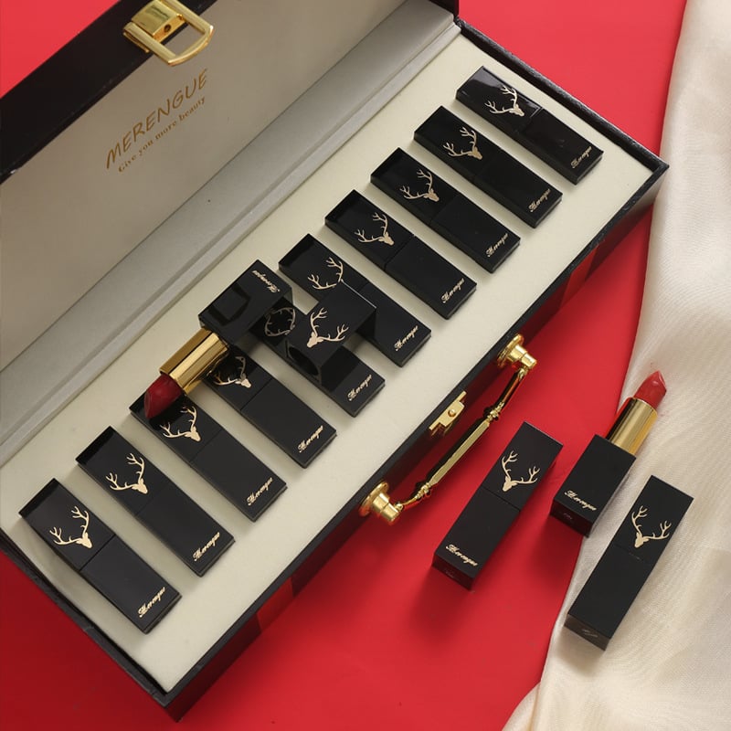 Qixi Valentine's Day Engraved Love Lipstick Set