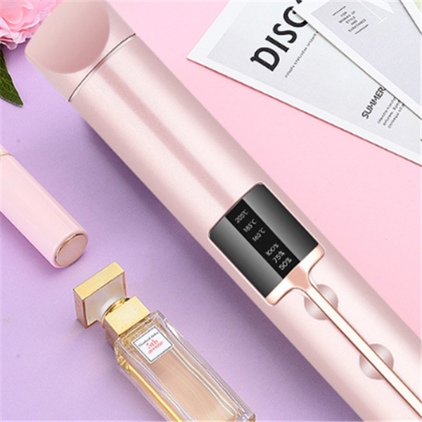 2-in-1 Hair Curler and Straightener (rechargeable usb port)