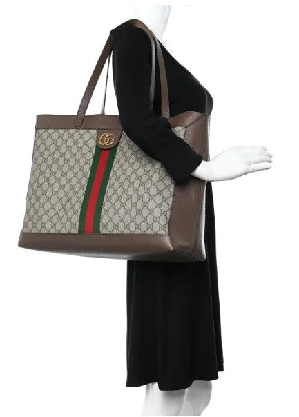 GG tote beige: Large Tote Bag w/Two Handles