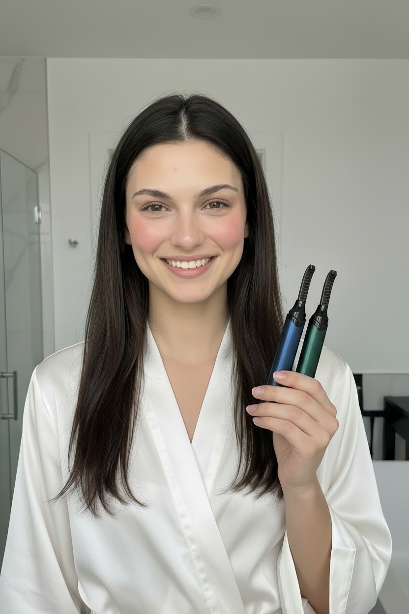 Heated Eyelash Curler — Long-Lasting Curls, Zero Damage